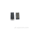 Conector fêmea de passo de 2,0 mm reto 8P